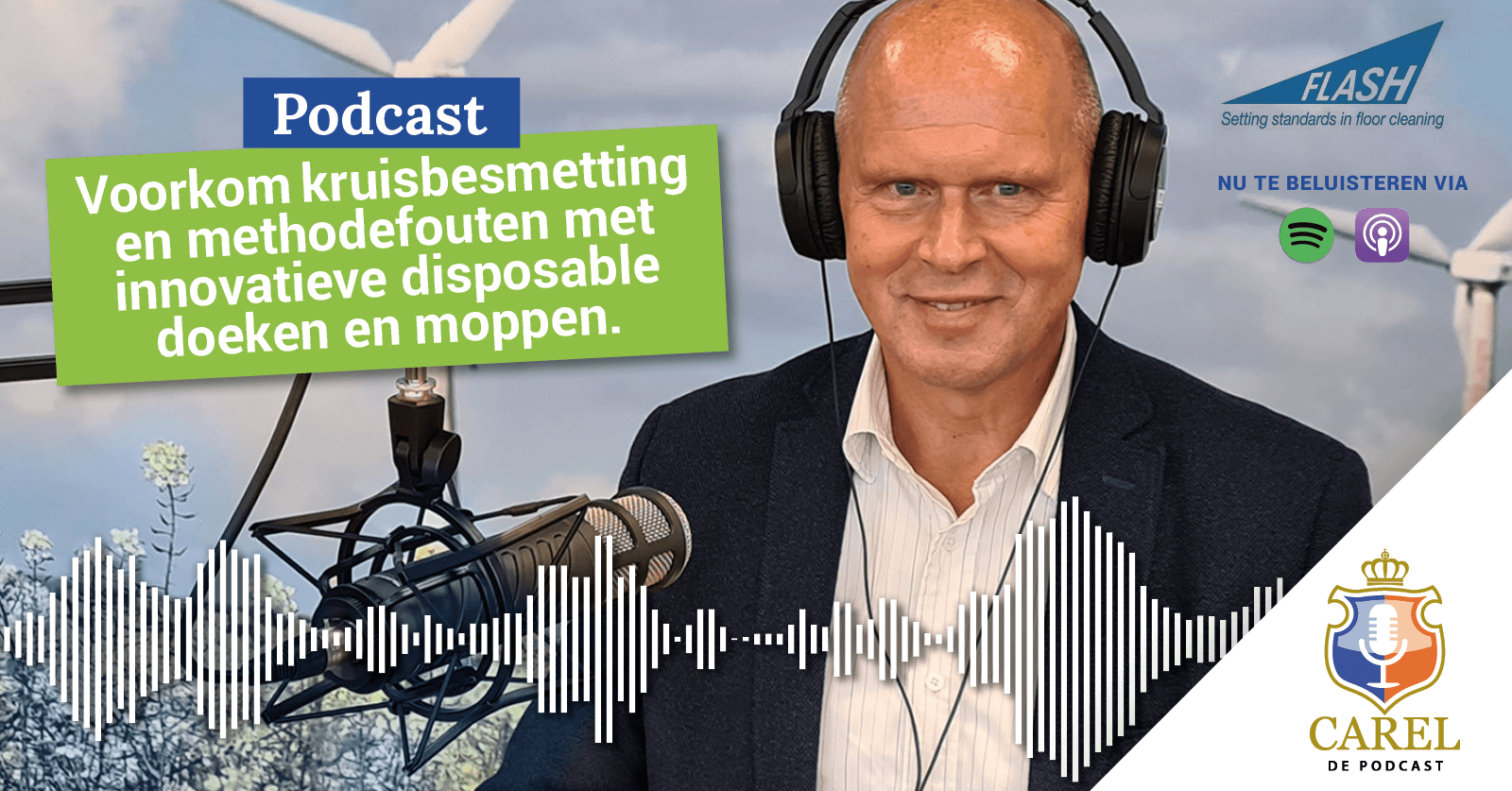 Facility - Podcast voorkom kruisbesmetting en methodefouten met innovatieve disposable doeken en moppen