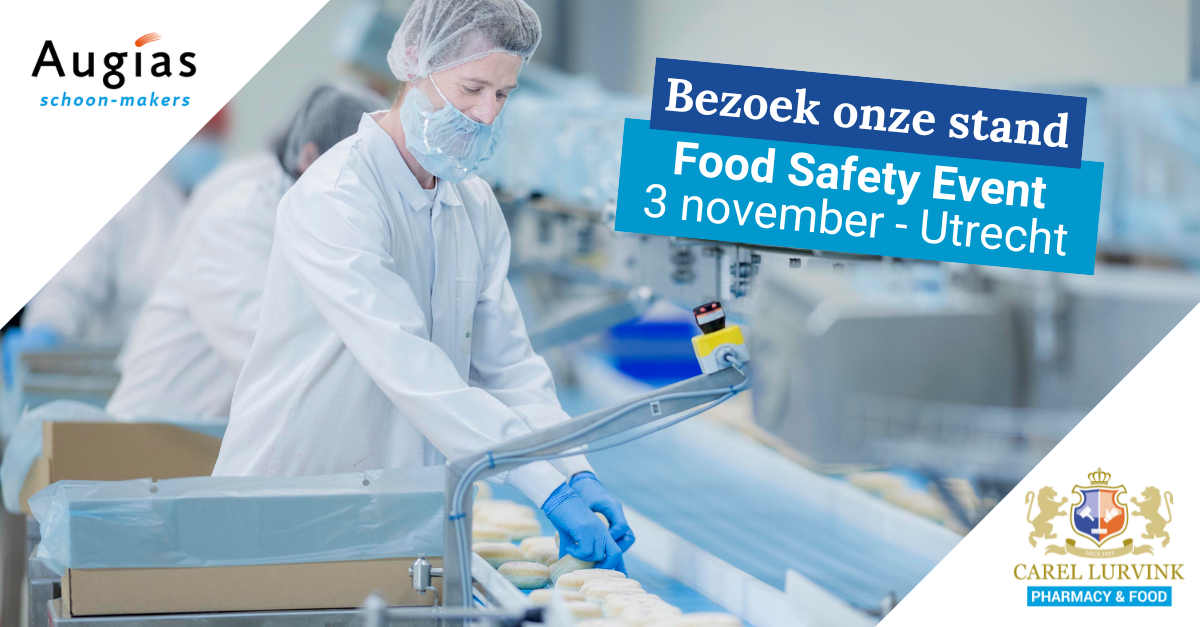 Carel Lurvink en Augias samen op het Food Safety Event 2022