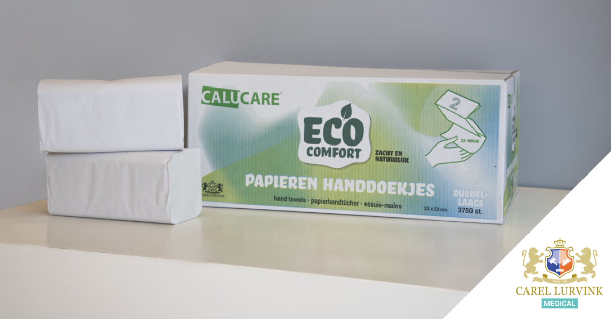 CaluCare ECO Comfort papieren handdoekjes