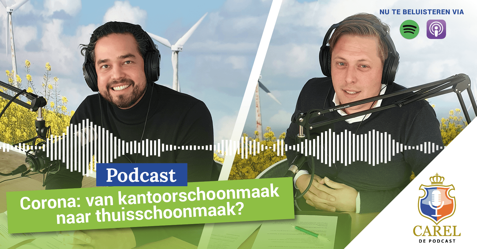 Podcast: Corona van kantoorschoonmaak naar thuisschoonmaak - driehoek