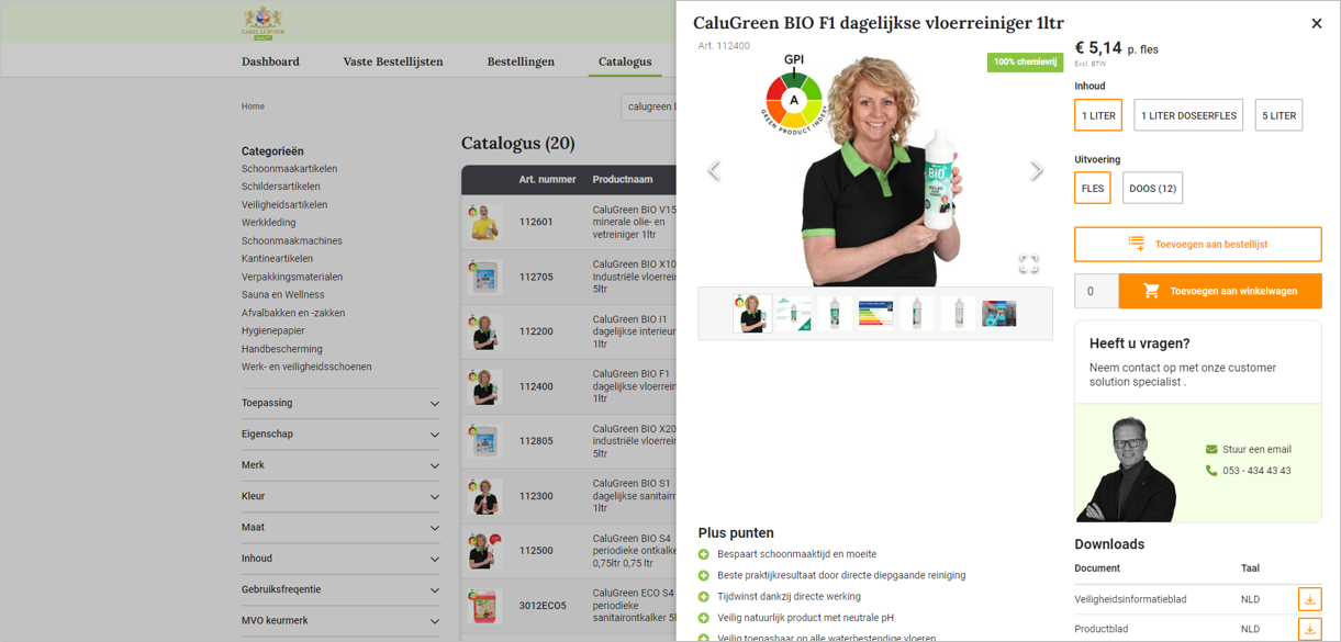 Mijn Carel Lurvink catalogus productinformatie