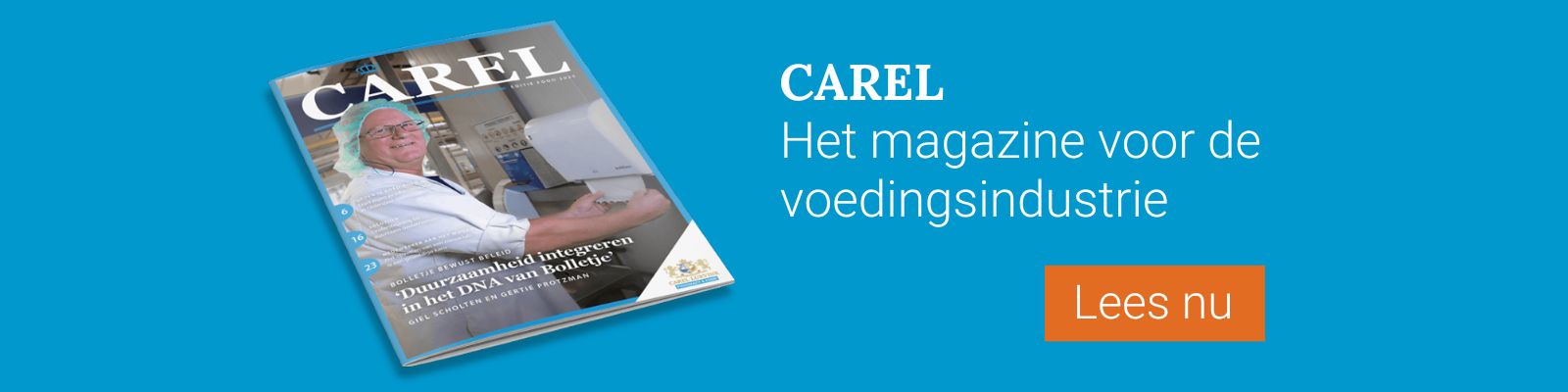 De Carel, het magazine voor de voedingsindustrie