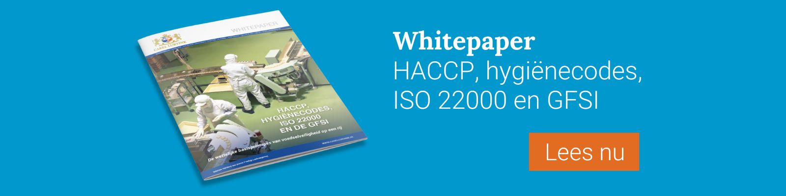Food - CTA haccp, hygienecodes, iso 22000 en gfsi