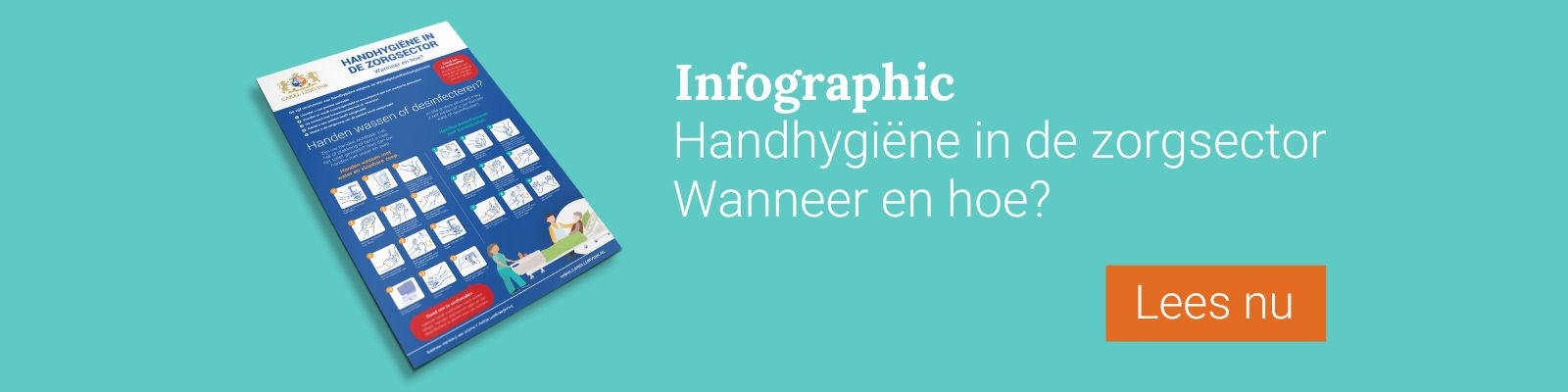 Medical - CTA infographic handhygiëne in de zorgsector