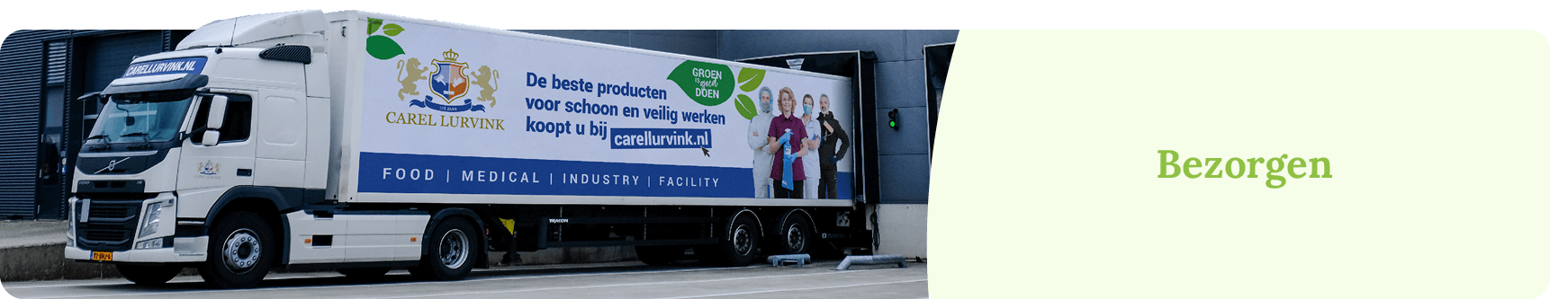 Facility - header bezorgen