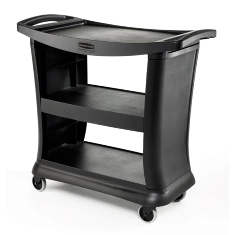 Rubbermaid servicewagen zwart