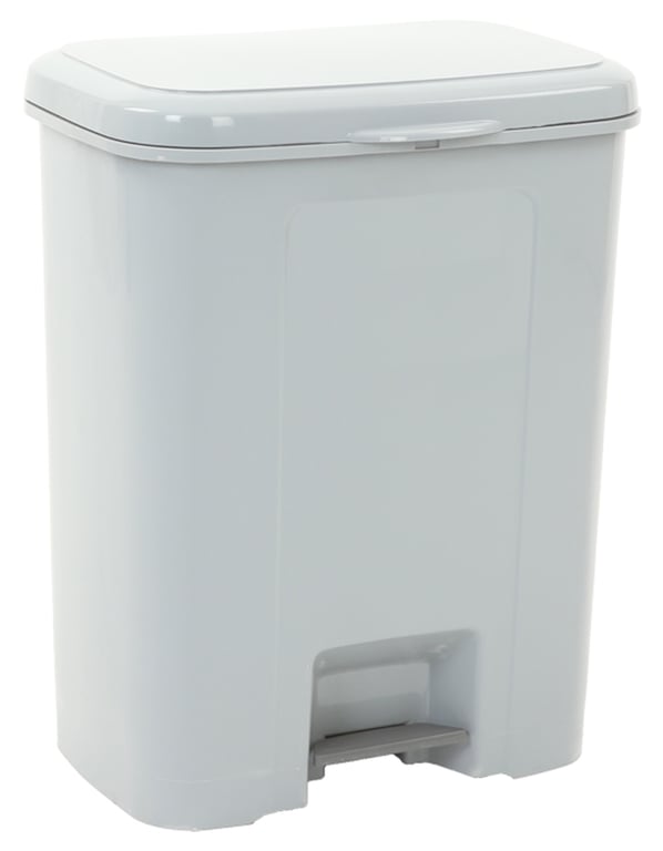 Dustbin pedaalemmer grijs 45ltr