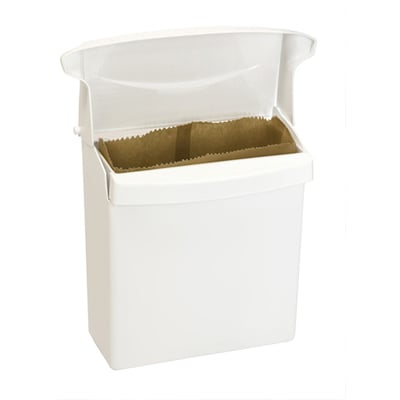 Rubbermaid sanitaire afvalbak 5ltr wit