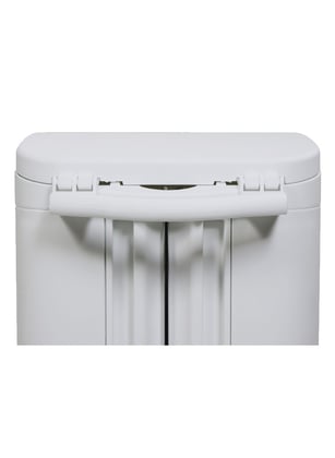 Rubbermaid Step On Best verrijdbare pedaalemmer  gedempt deksel wit 100ltr 