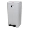 Rubbermaid Step On Best verrijdbare pedaalemmer  gedempt deksel wit 100ltr 