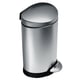 Simplehuman afvalemmer half rond 10ltr 