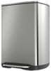 Simplehuman rechthoekige afvalbak mat RVS 50ltr