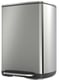Simplehuman rechthoekige afvalbak mat RVS 50ltr
