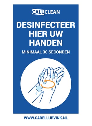 CaluClean desinfectiezuil multifunctioneel