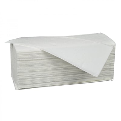 Handdoekjes Z-vouw cellulose 2-lgs 20x160 doekjes 22x24cm
