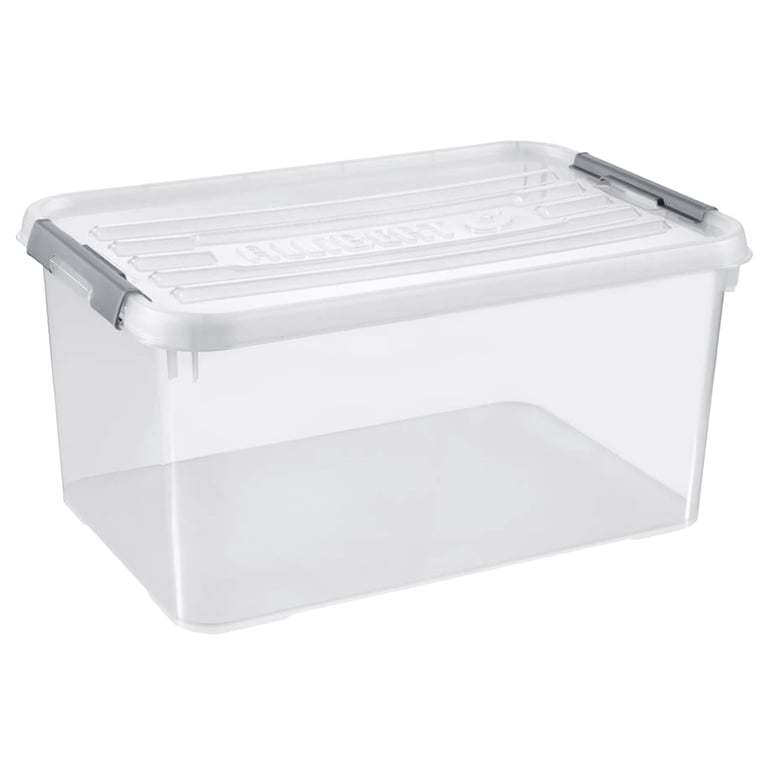 Curver Handy+ box met deksel 50ltr transparant