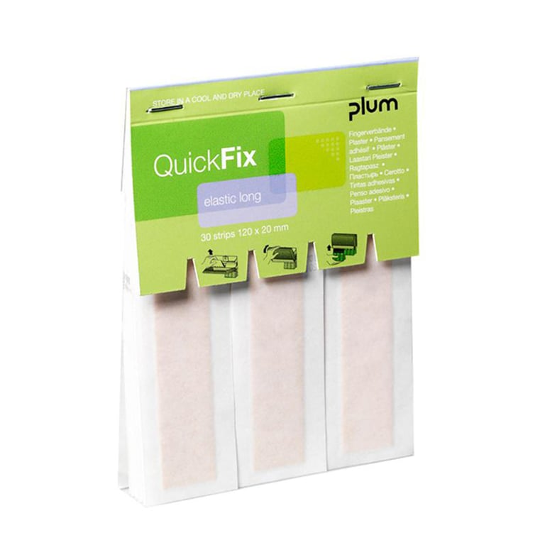 QuickFix navulling Elastic Long pleisters pak 30st