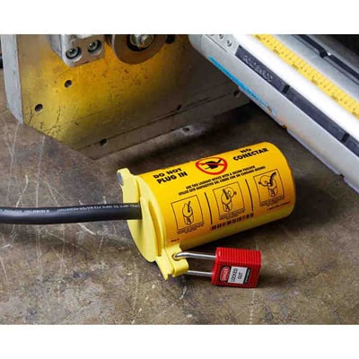 Brady 3-in-1 vergrendelingssysteem voor electrische stekkers