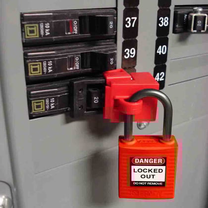 Brady hangslot Safety padlock red 