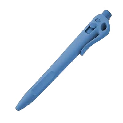 Detectamet Elepant detecteerbare balpen met  clip blauw