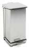 Industriële pedaalemmer mat RVS 45ltr 