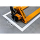 Brady afbakeningstape wit 50mm x 33m