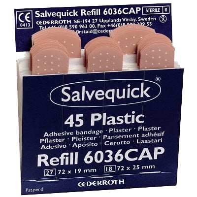 Salvequick 6036 zelfklevende pleisters 45st 
