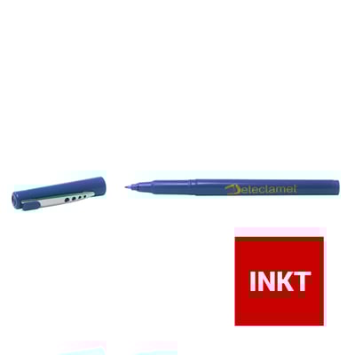 Permanente fineline marker inkt rood 