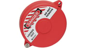 Brady vergrendelingssysteem voor handwielafsluiter polypropyleen 165-254mm rood