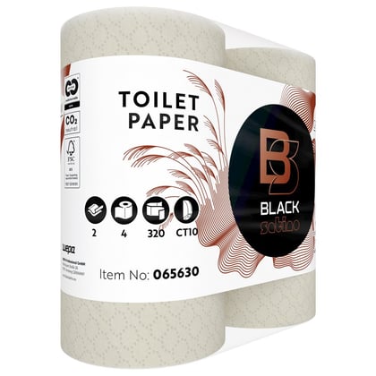 BlackSatino GreenGrow compact toiletpapier 2lgs  9,6x12,1cm 320 vel 4 rollen