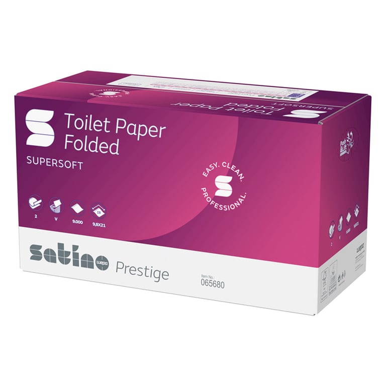 Satino Prestige toiletpapier gevouwen