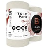 BlackSatino GreenGrow compact toiletpapier 2-lgs licht beige 10x4x400vel