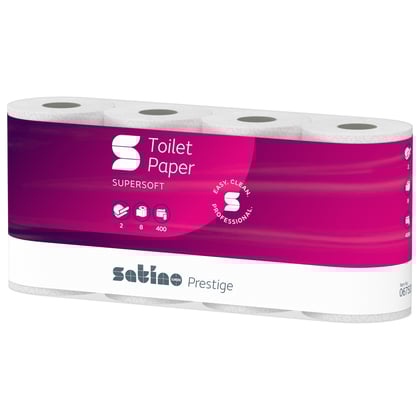 Satino prestige toiletpapier  2-laags 8x400 vel