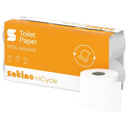 Satino HiCycle toiletpapier 2-lgs wit  64x250 vel