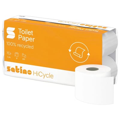 Satino HiCycle toiletpapier 2-lgs wit 64x250 vel