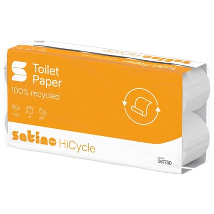 Satino HiCycle toiletpapier 2-lgs wit  64x250 vel