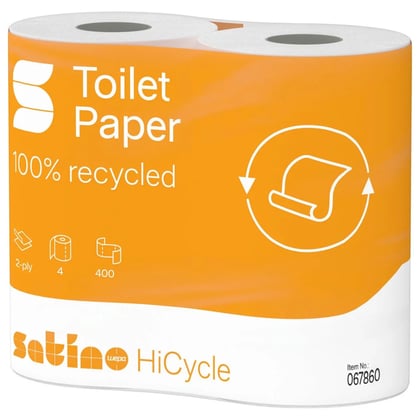 Satino HiCycle toiletpapier 2-lgs wit  40 rol 400 vel