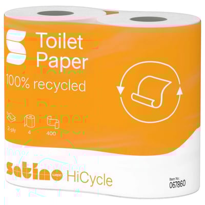 Satino HiCycle toiletpapier 2-lgs wit  40 rol 400 vel