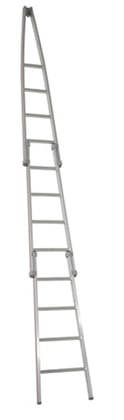 Haca aluminium puntladder 7 en 4 en 4 sporten 