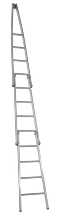 Haca aluminium puntladder 7+4+4 sporten