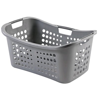 Curver Victor wasmand ergonomisch 50ltr zilver