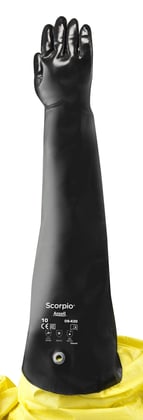 Ansell AlphaTec 09-430 kaphandschoen zwart 785mm 