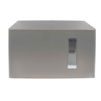 CaluClean RVS handdoekdispenser klein voor 250 tot 300 vel interfolded handdoeken