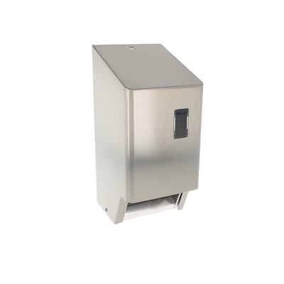 CaluClean RVS toiletpapierdispenser type 2 voor  standaard toiletrollen