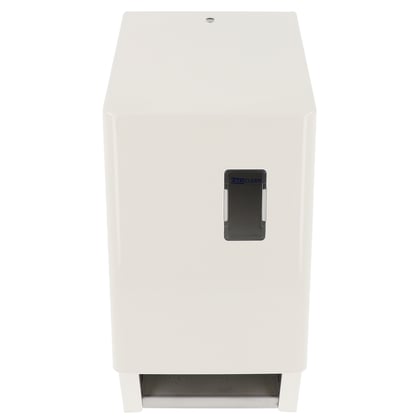 CaluClean wit gecoat RVS toiletpapierdispenser type 2 voor standaard toiletrollen