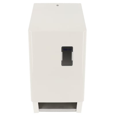 CaluClean wit gecoat RVS toiletpapierdispenser type 2 voor standaard toiletrollen