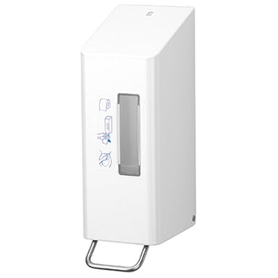 CaluClean wit gecoat RVS toiletbrilreiniger dispenser 600ml