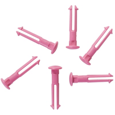 Vikan reserveonderdeelpennen roze 6 stuks