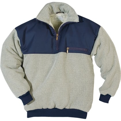 FristadsKansas Crafts sweater met fiberbont gevoerd