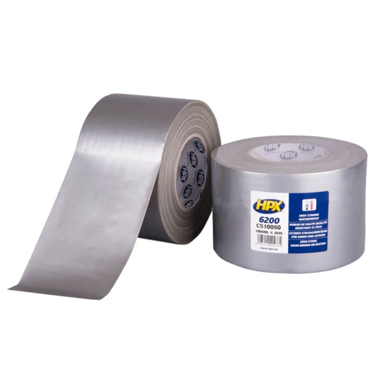 Pantsertape zilver 100mm x 50mtr